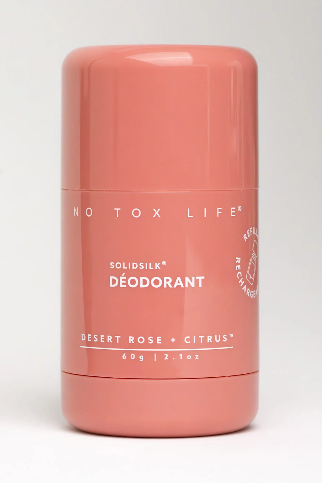 SOLIDSILK® Refillable Deodorant (Desert Rose + Citrus) Extra Strength - No Tox Life®