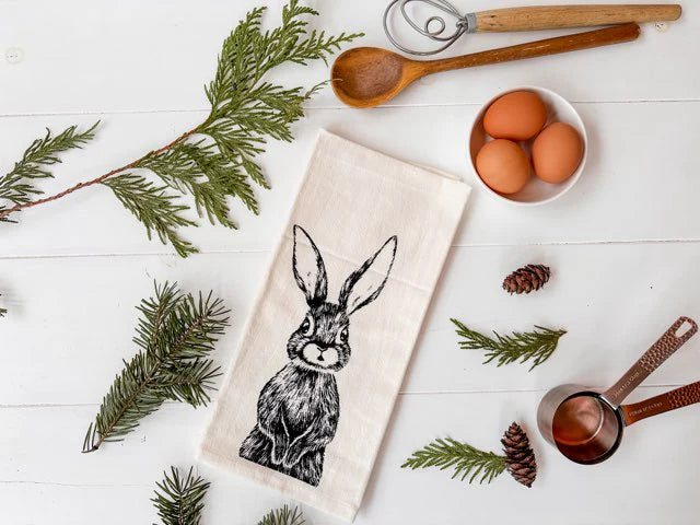 Rabbit Tea Towel