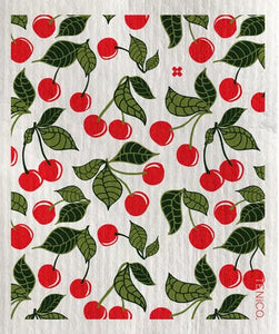 Cherries Sponge Cloth