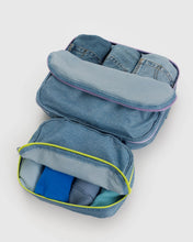 Load image into Gallery viewer, Packing Cube Set (Large) - Digital Denim
