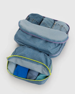 Packing Cube Set (Large) - Digital Denim