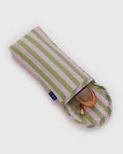 Load image into Gallery viewer, Puffy Glasses Sleeve Avocado Candy Stripe
