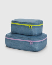 Load image into Gallery viewer, Packing Cube Set (Large) - Digital Denim
