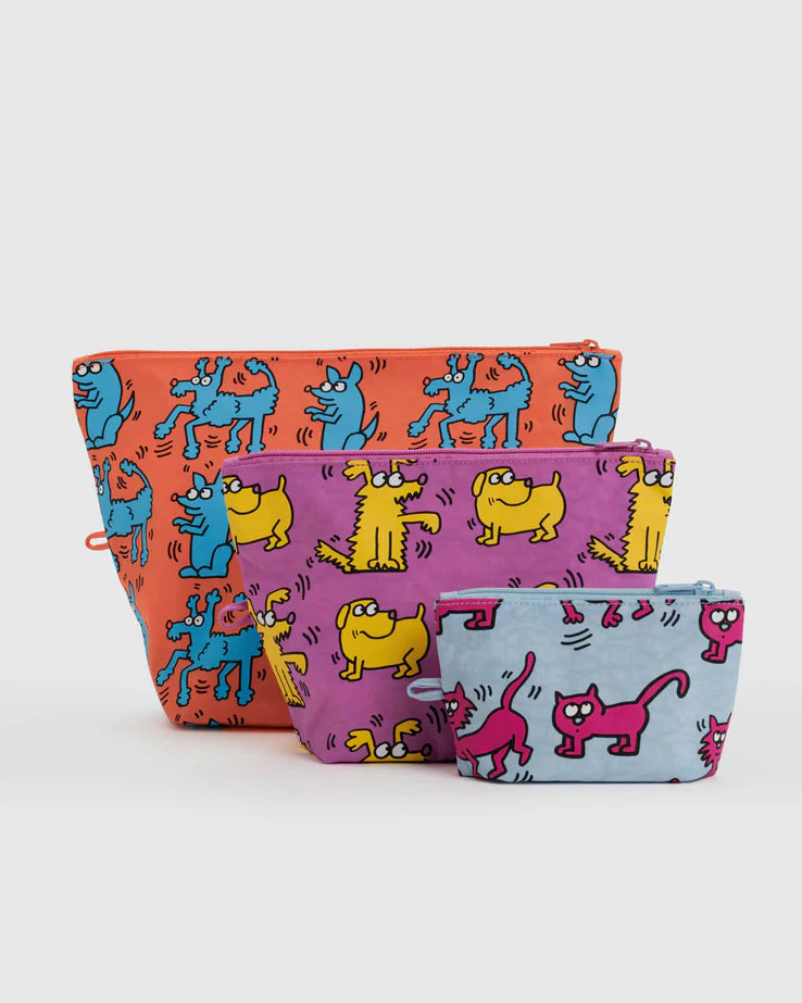 Go Pouch Set - Keith Haring