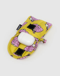 Puffy Earbuds Case Mini Puffer Snoopy