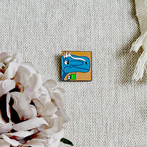 Monday Blues Lapel Pin