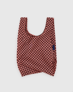 Baby Baggu Pink Brown Check