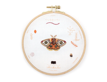 Load image into Gallery viewer, Embroidery Stitch Sampler - Moth
