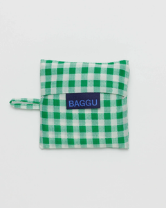 Baby Baggu Gingham Green