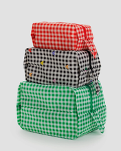 Load image into Gallery viewer, Baggu 3D Zip Set - Gingham
