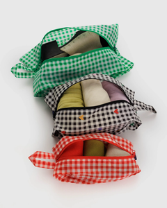 Baggu 3D Zip Set - Gingham