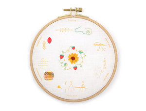 Embroidery Stitch Sampler - Summer