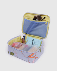 Cosmetic or Storage Case (SMALL) - Apricots & Ribbons