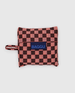 Baby Baggu Pink Brown Check