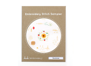 Embroidery Stitch Sampler - Summer