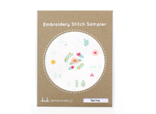 Load image into Gallery viewer, Embroidery Stitch Sampler - Spring
