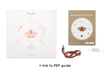 Load image into Gallery viewer, Embroidery Stitch Sampler - Moth
