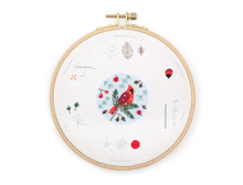 Load image into Gallery viewer, Embroidery Stitch Sampler - Cardinal
