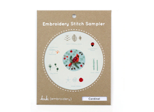 Load image into Gallery viewer, Embroidery Stitch Sampler - Cardinal
