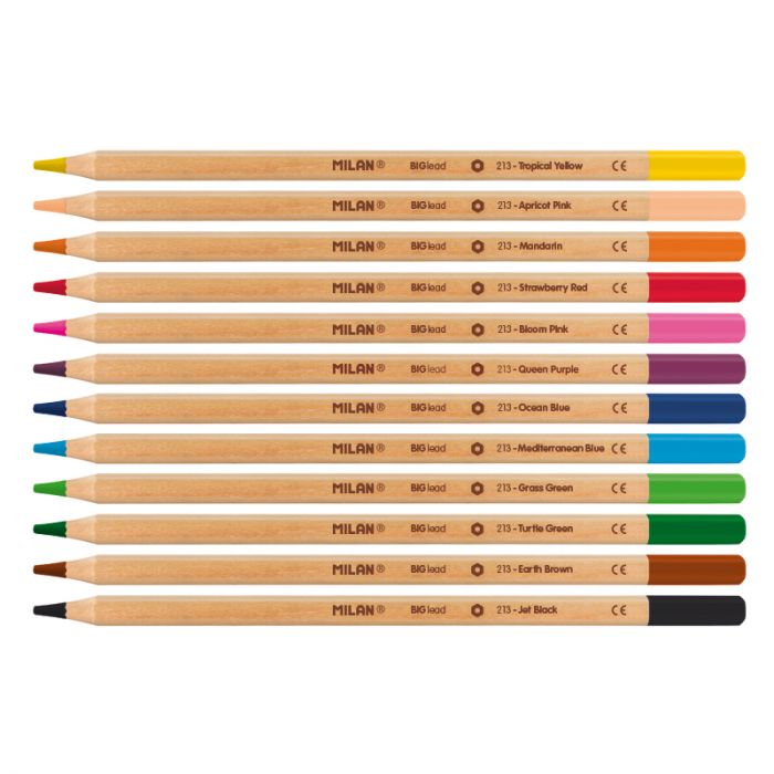 Thick lead store pencils