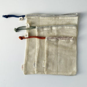 Organic Cotton Mesh Produce Bag Set